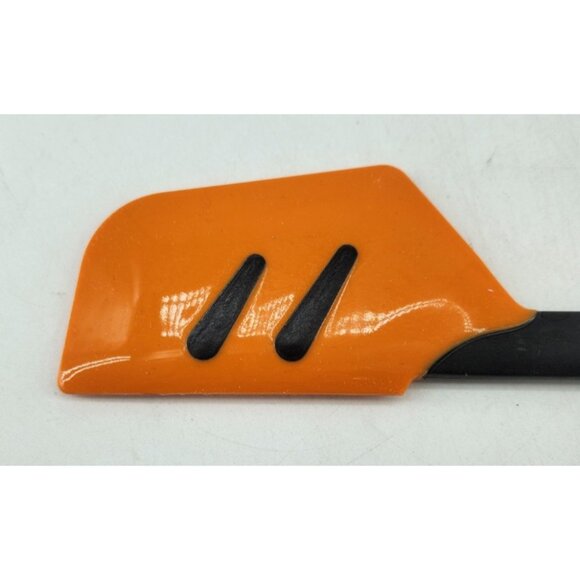 Tupperware KPT Silicone Spatula Scraper Spreader Orange Black - Picture 5 of 7